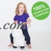 ToysOpoly Inflatable Cow Bouncer - Cutest Ride - on Bouncy Animal Hopper for Kids with Eco-Friendly Rubber (White)   